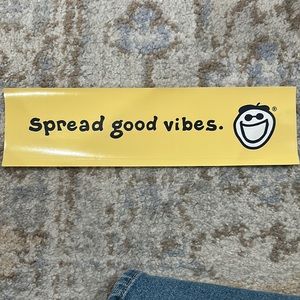 NWT Life Is Good “Spread Good Vibes” Sticker